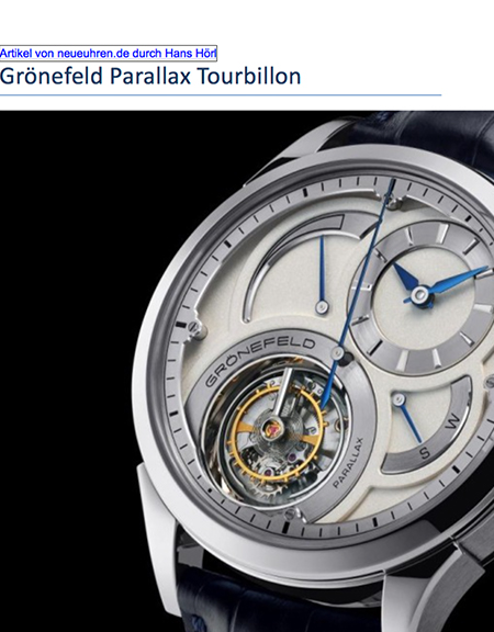 The Parallax Tourbillon