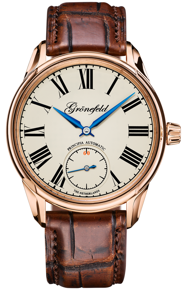 1941 Principia Automatic<br>Cream Lacquer Dial front