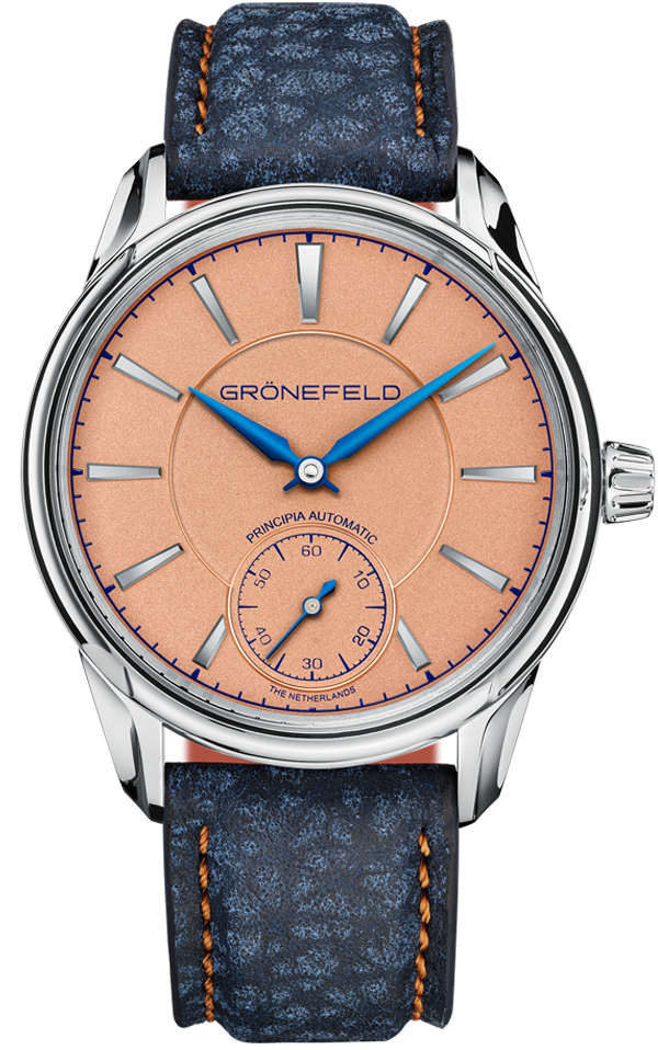 1941 Principia automatic<br>salmon dial front